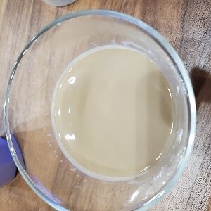 練乳のカフェオレとかきの種